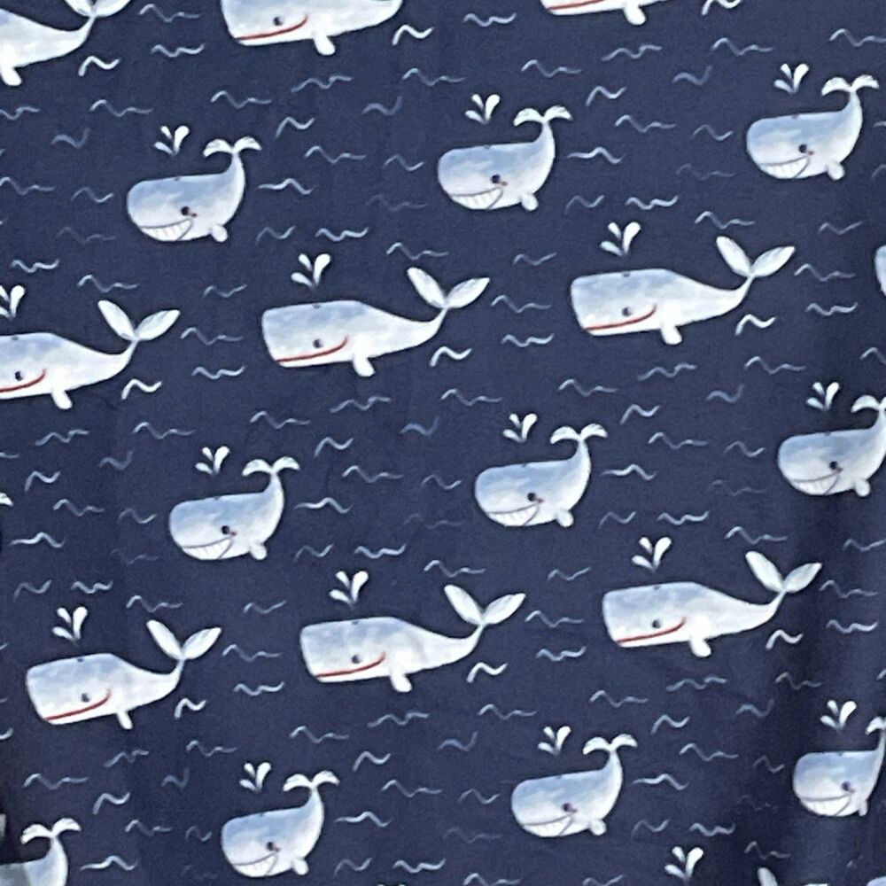 LovinPet Dog Shirt Sun Shield Shirt Ocean Whales Print Lightweight Pullover NWT - Picture 2 of 8